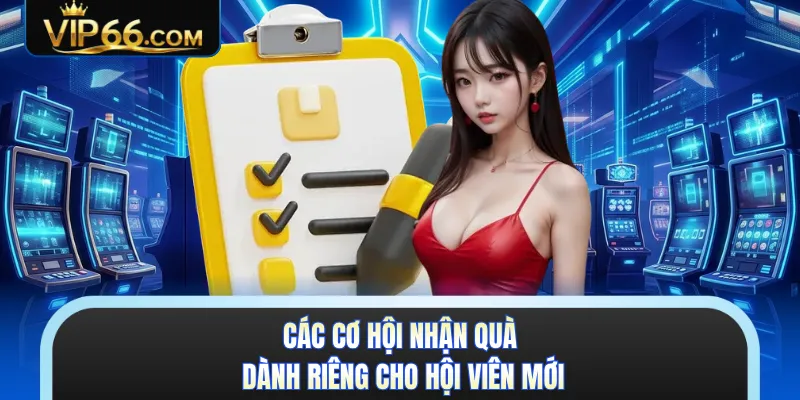 Các cơ hội nhận quà dành riêng cho hội viên mới 